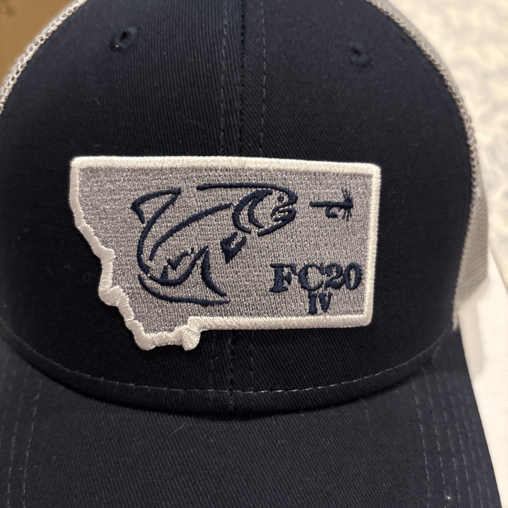 Cap America Cap, Trucker, Navy/Gray, FC20 Fishing Tackle